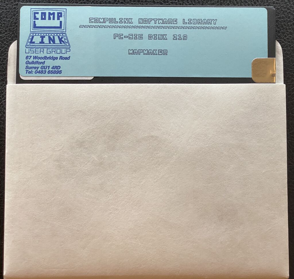 CompuLink-User-Group_Software-Library_COMUG-Disk-219-MAPMAKER