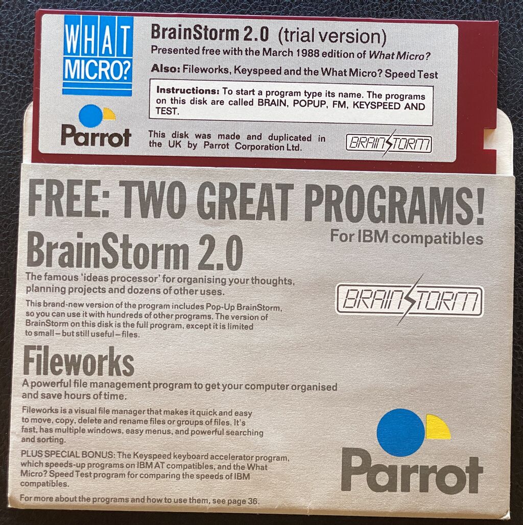 Physical disk scan — WhatMicro_BrainStorm-2.0_Mar-1988