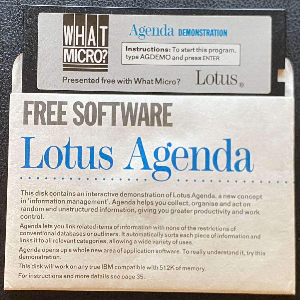 Physical disk scan — WhatMicro_Lotus-Agenda