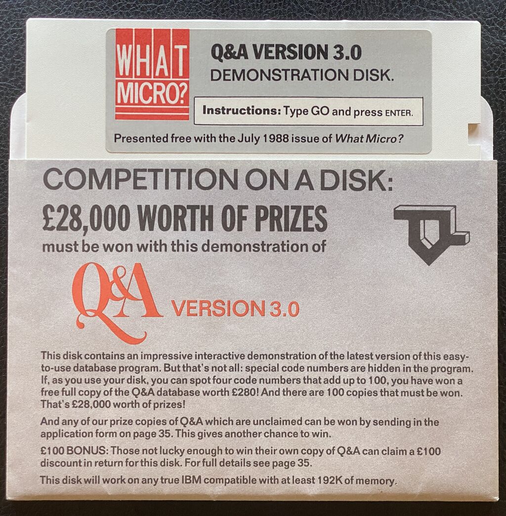 Physical disk scan — WhatMicro_QandA-3_Jul-1988